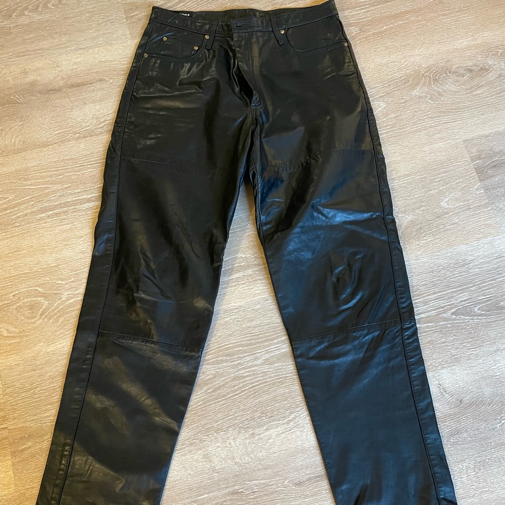 Mens leather pants